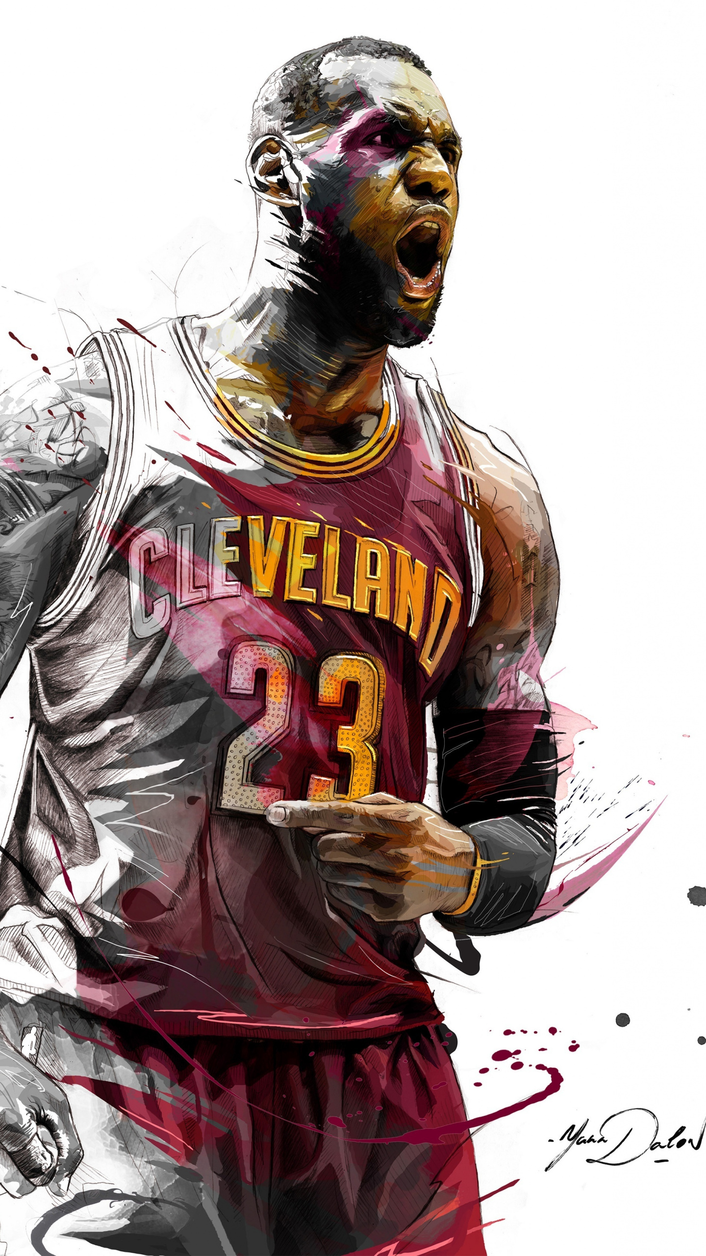 Lebron James, Basketball Player, Artwork, Wallpaper - Lebron James Wallpaper Samsung - HD Wallpaper 
