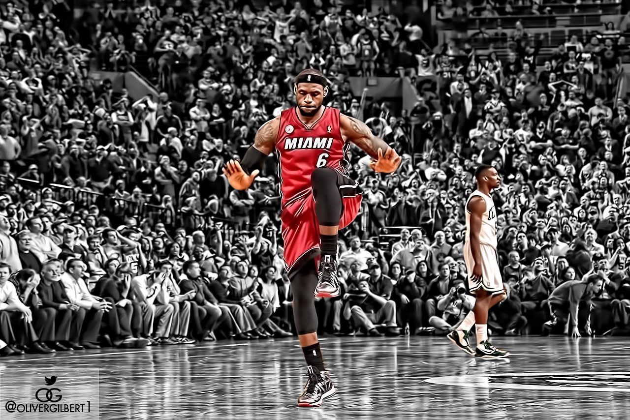 Lebron James Background Hd - HD Wallpaper 