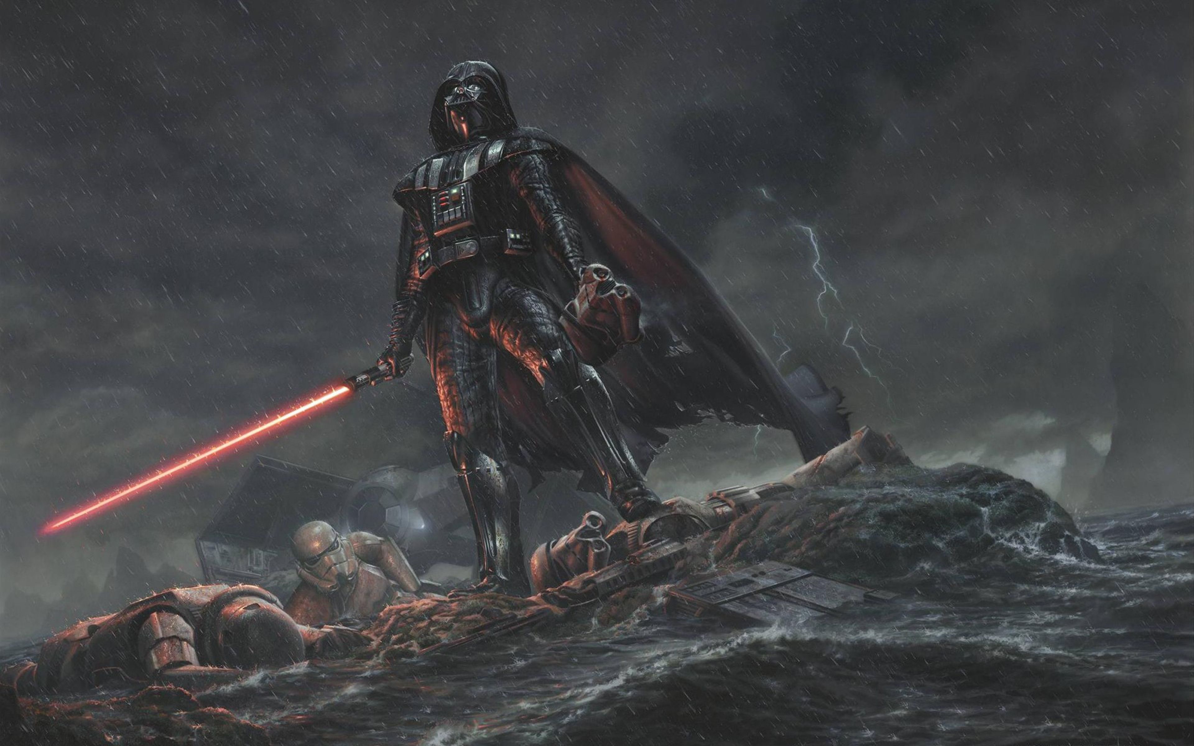 Darth Vader Wallpaper Art - HD Wallpaper 