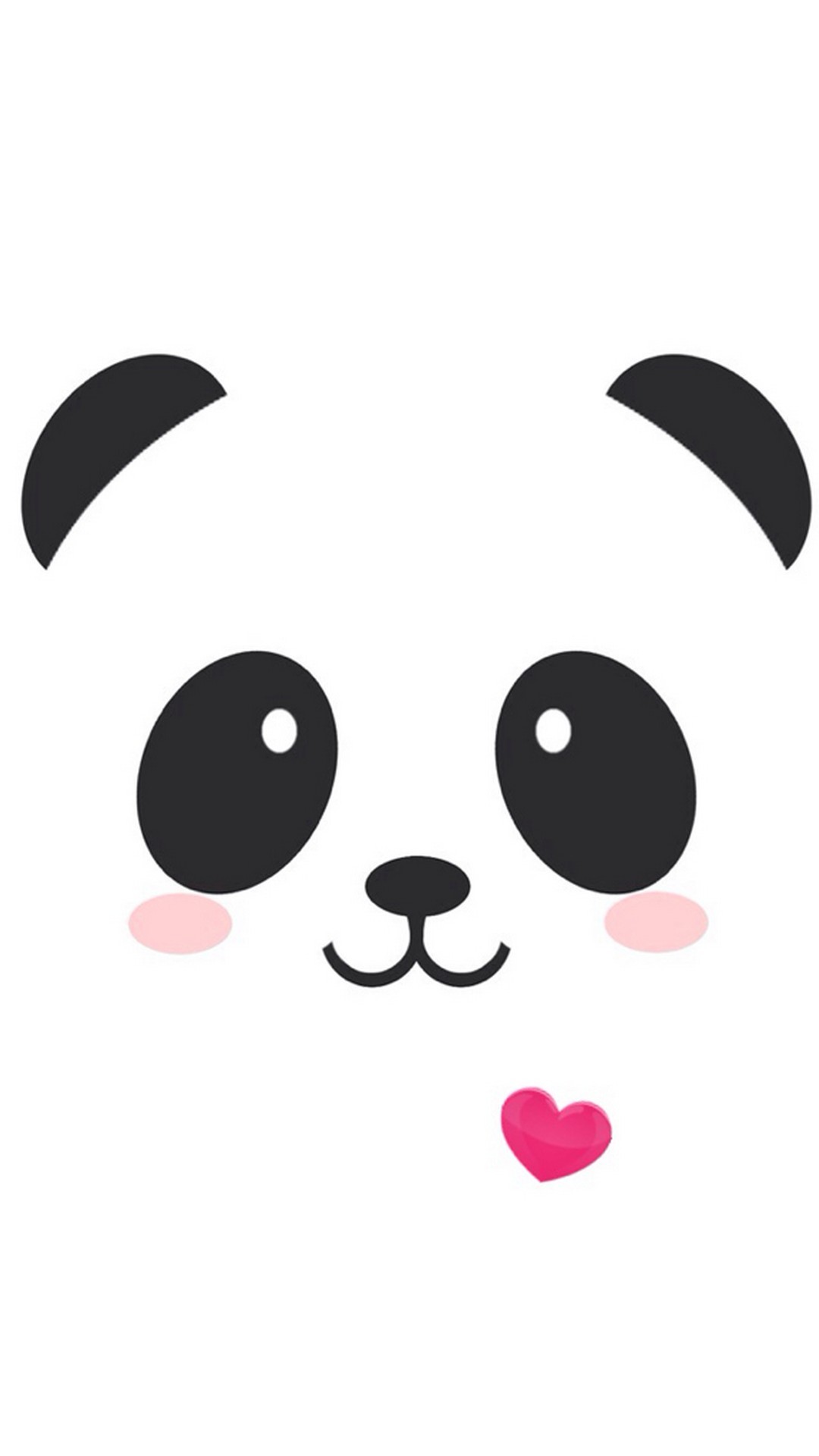 1080x1920, Iphone Cute Face Panda Wallpaper Resolution - Iphone Panda Wallpaper Hd - HD Wallpaper 