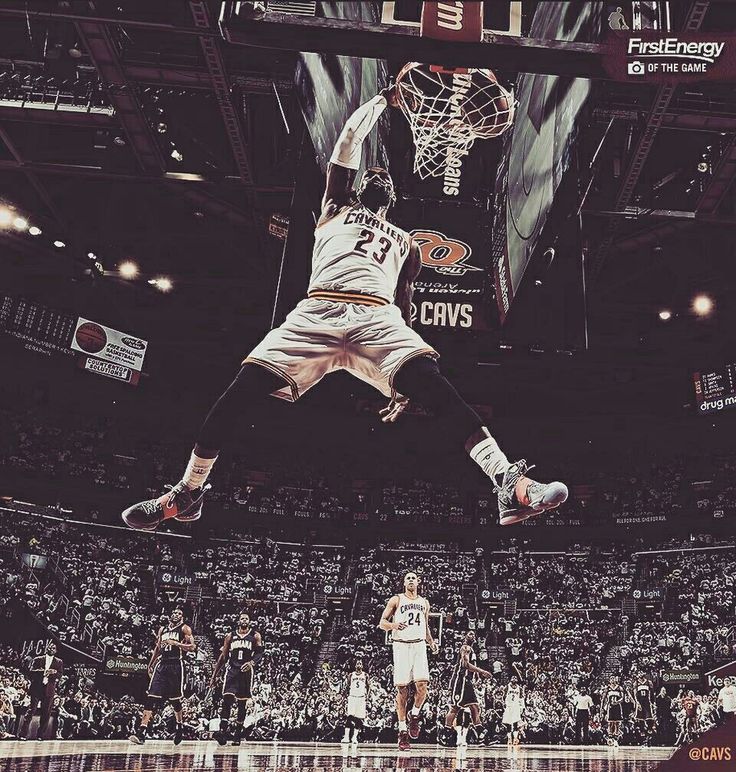 Lebron James Wallpaper Cavs Dunking - HD Wallpaper 