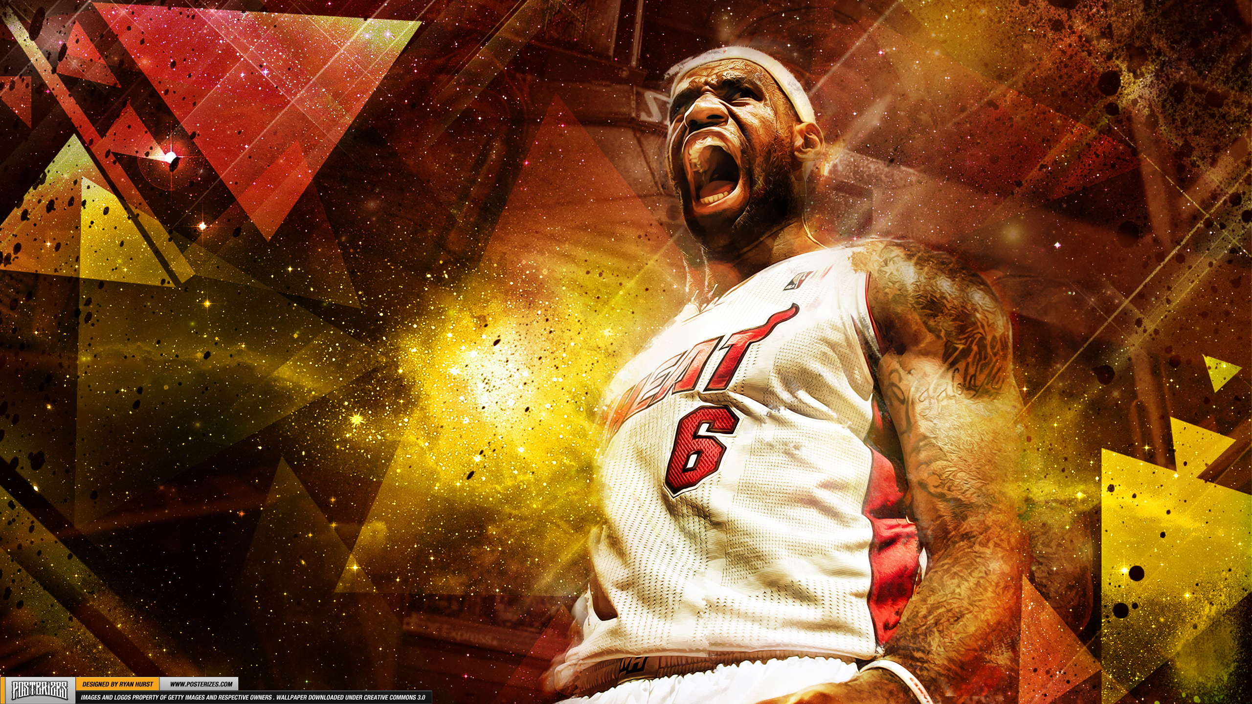 Lebron James Miami Heat Edit - HD Wallpaper 