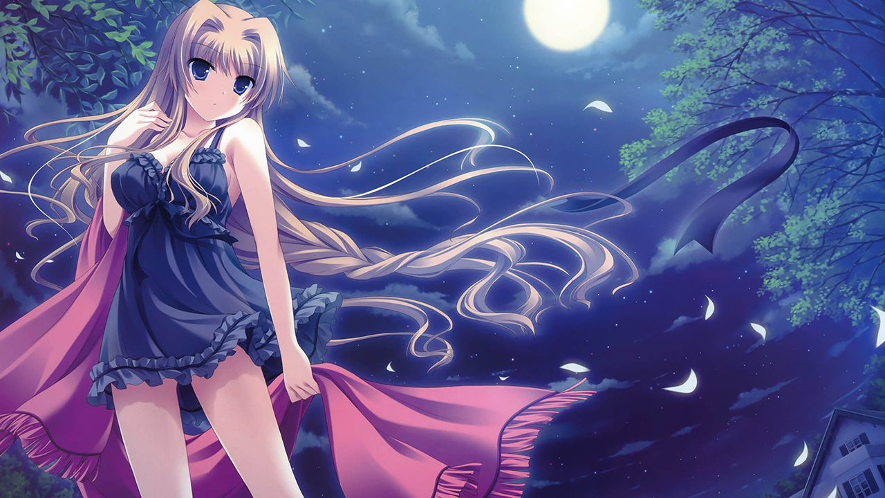 Anime Girl Wallpaper Pc - HD Wallpaper 