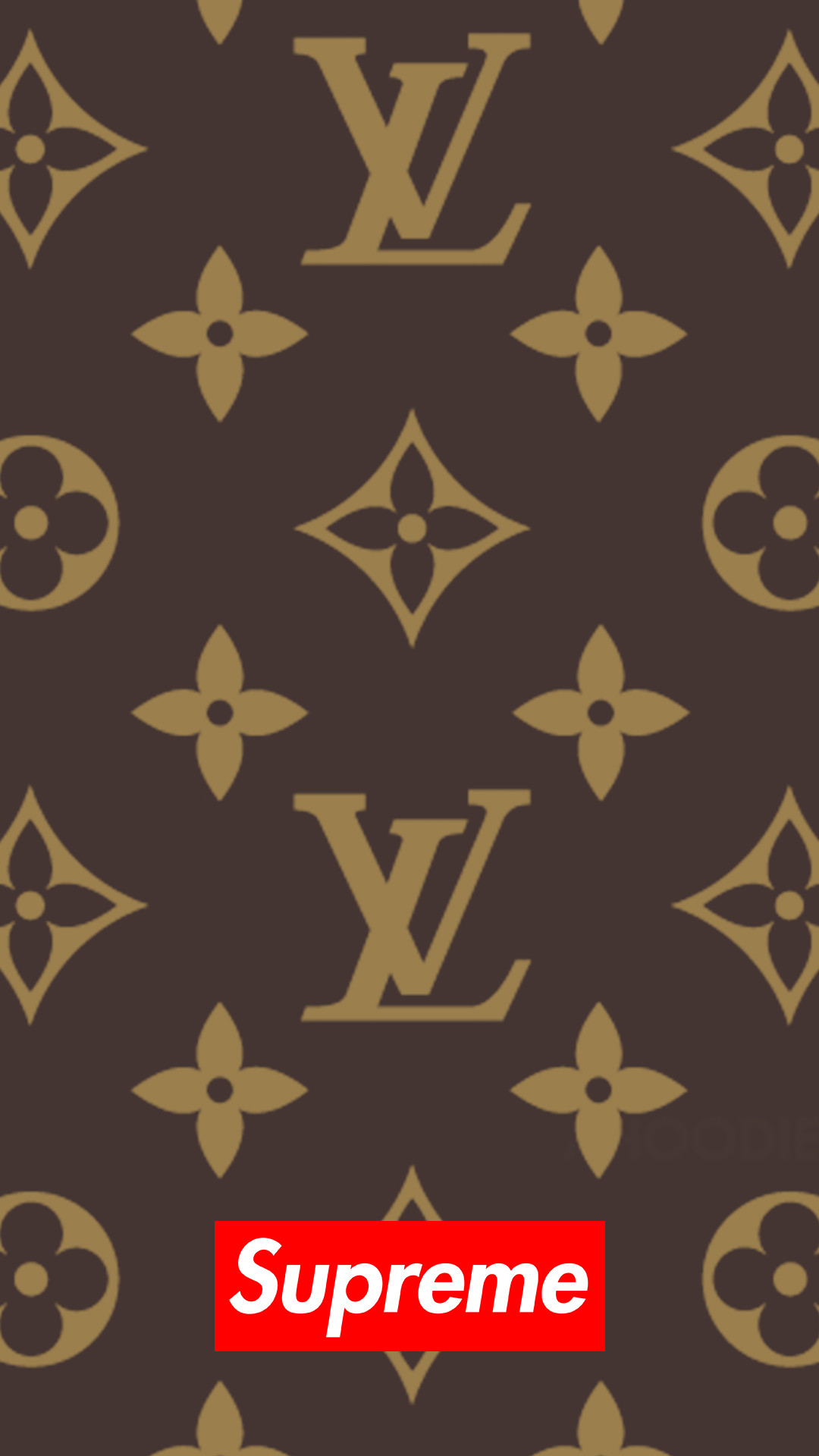 Download Supreme X Louis Vuitton 1080 X 1920 Wallpapers - Iphone 7 Louis Vuitton Supreme - HD Wallpaper 