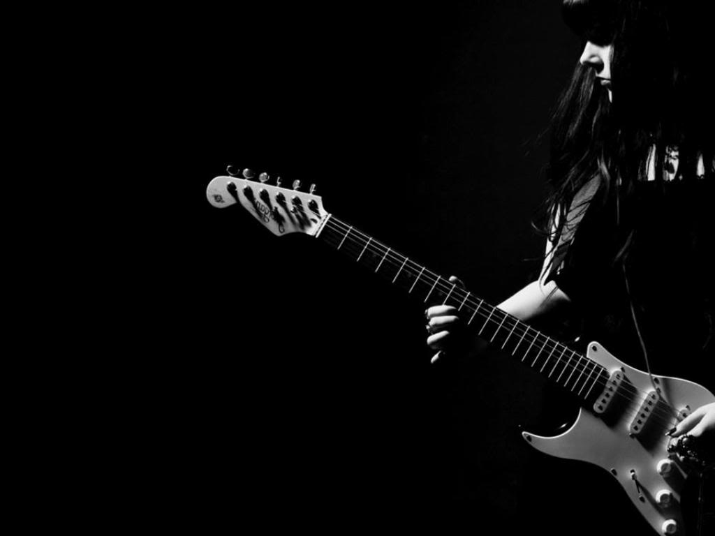 Emo Wallpaper Hd - Emo Girls With Guitar - HD Wallpaper 