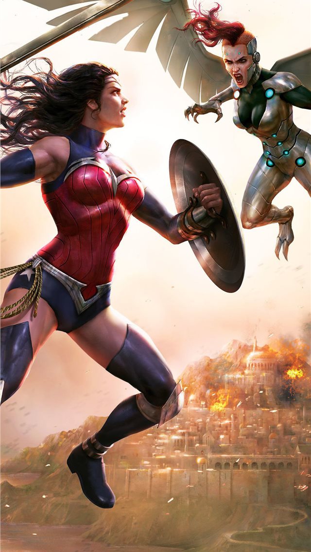 Wonder Woman Bloodlines Iphone Wallpaper - Wonder Woman Bloodlines Cast - HD Wallpaper 