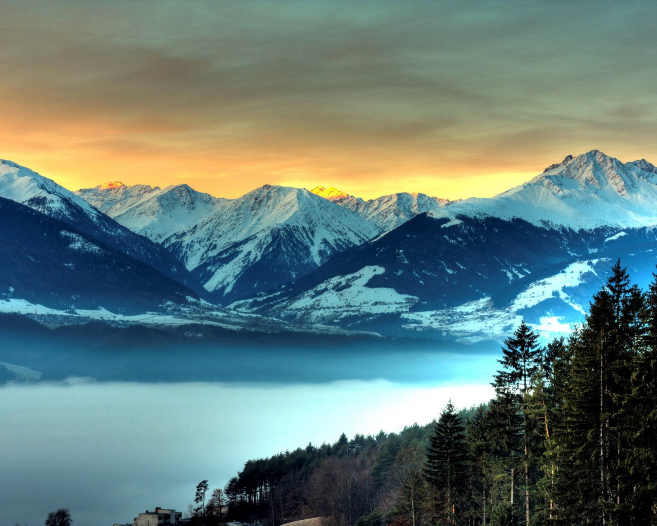 Pretty Pictures Of Mountains - HD Wallpaper 