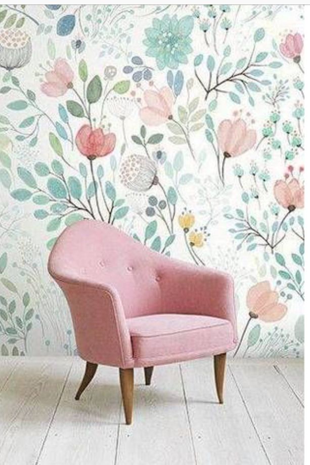Floral Wallpaper For Walls - HD Wallpaper 