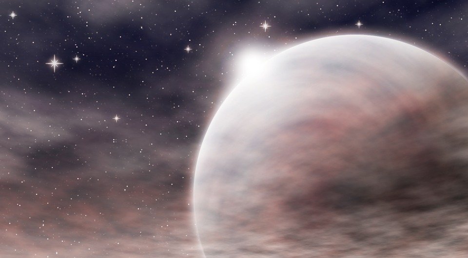 Planet, Night, Fantasy, Wallpaper, Background, Sky - Planet - HD Wallpaper 