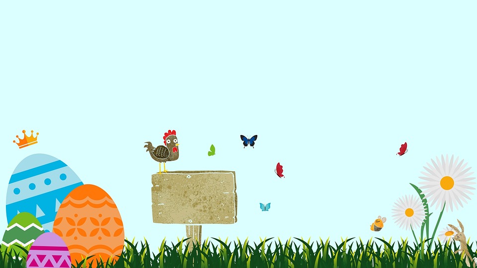 Easter, Desktop Background, Season, Nature, Celebration - Veľkonočné Pozadie - HD Wallpaper 