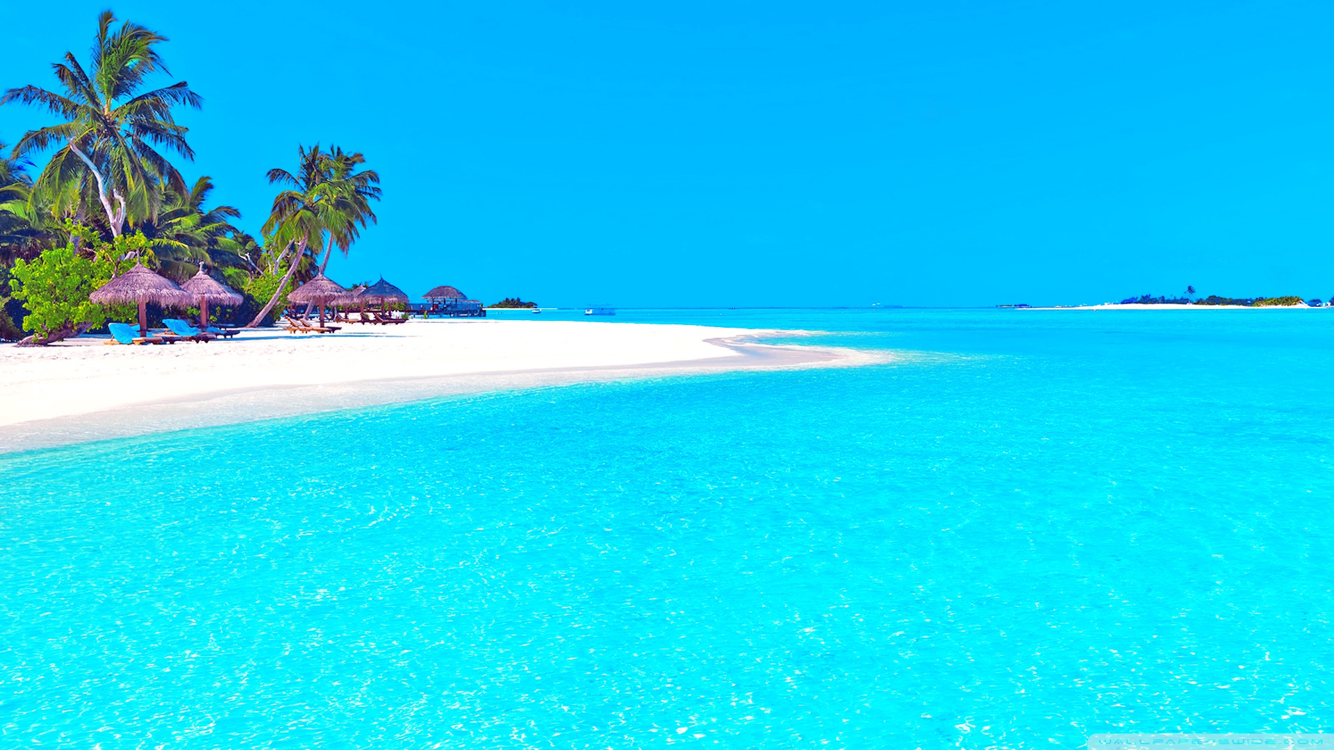 Crystal Clear Beach Hd - HD Wallpaper 