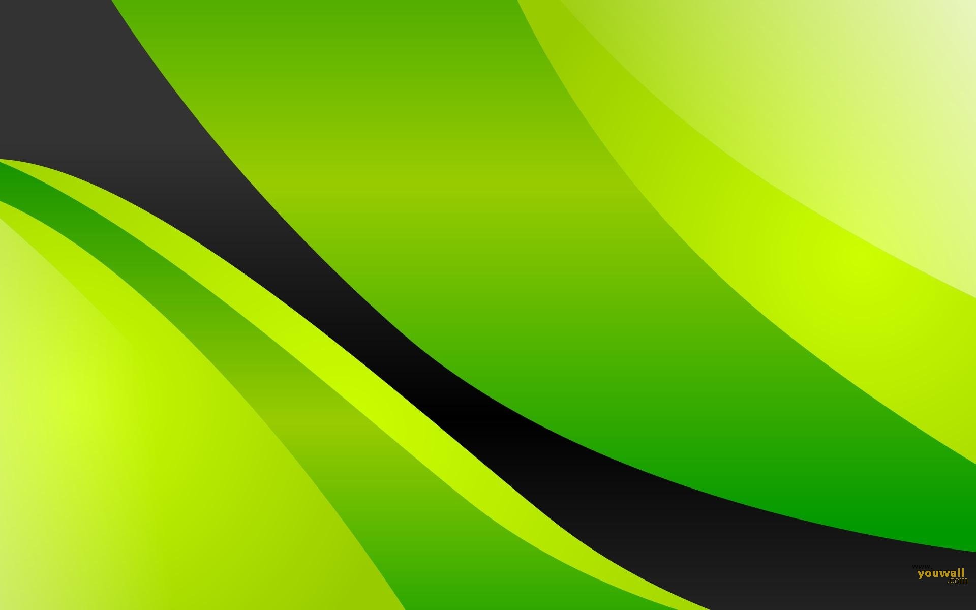 1920x1200, Youwall - Green Abstract Wallpaper 4k - HD Wallpaper 