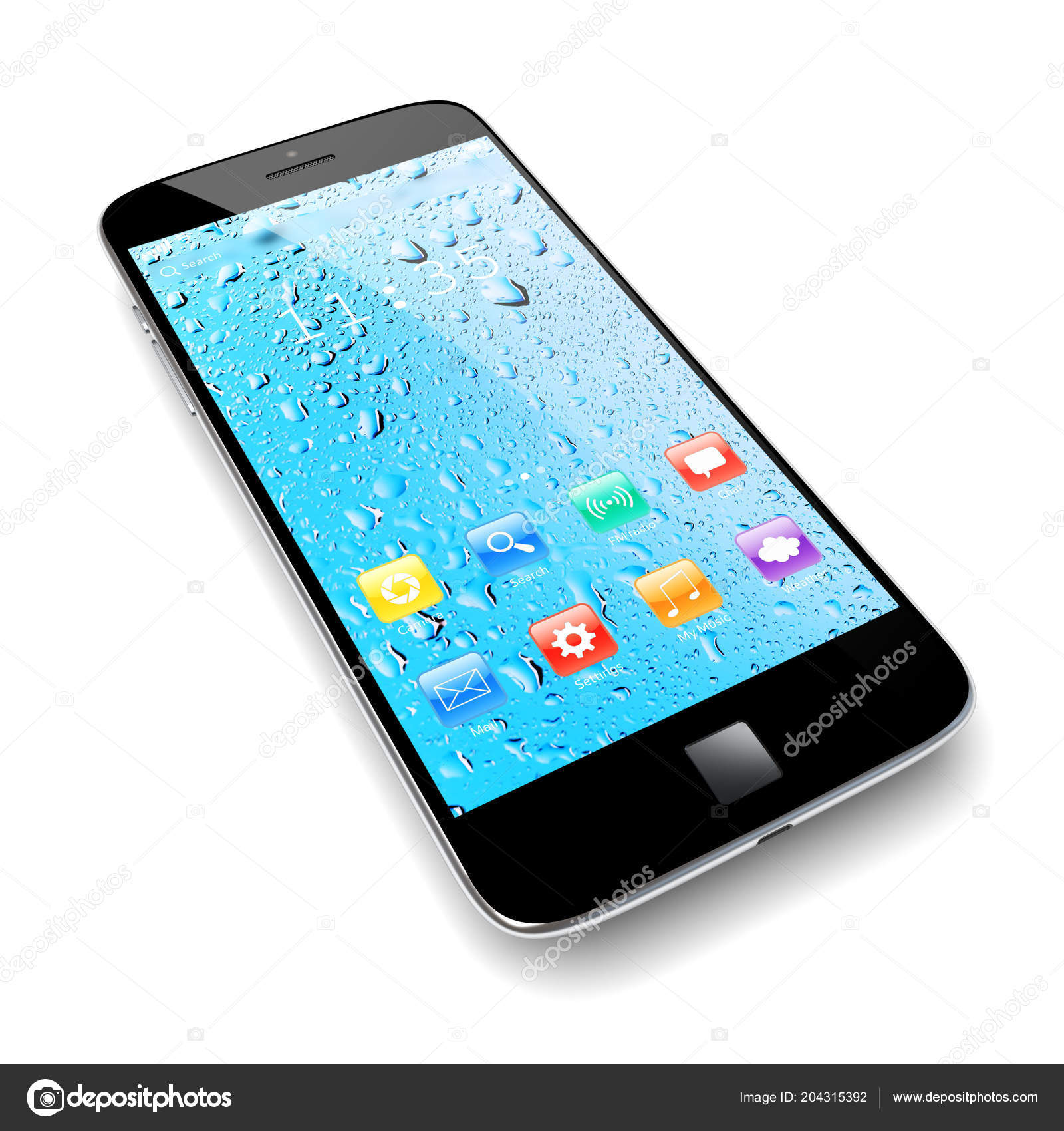 Smartphone Avec Applications - HD Wallpaper 
