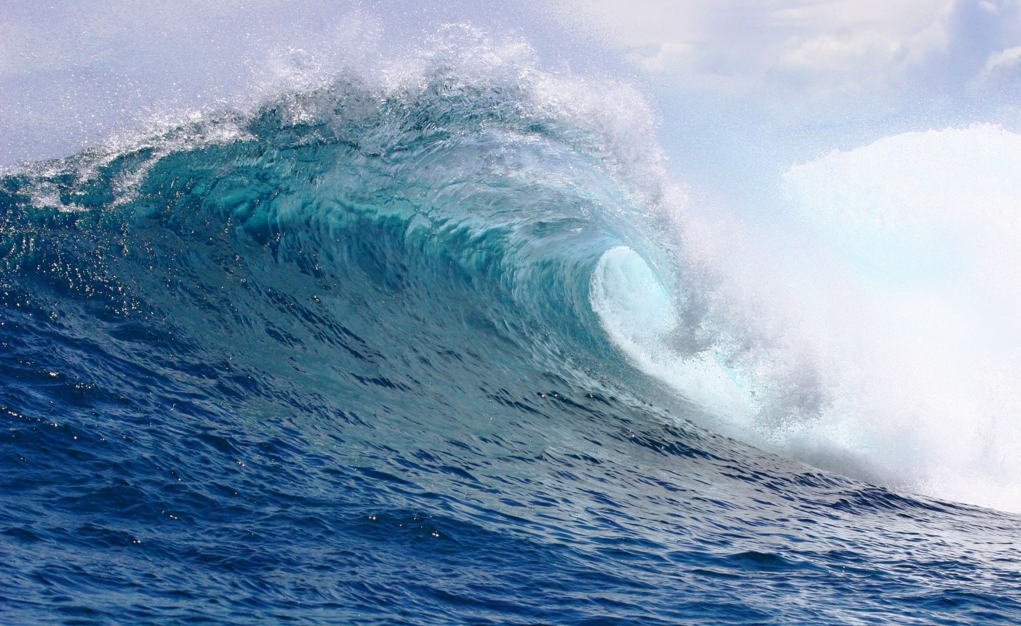 1080p Ocean Waves Hd - HD Wallpaper 