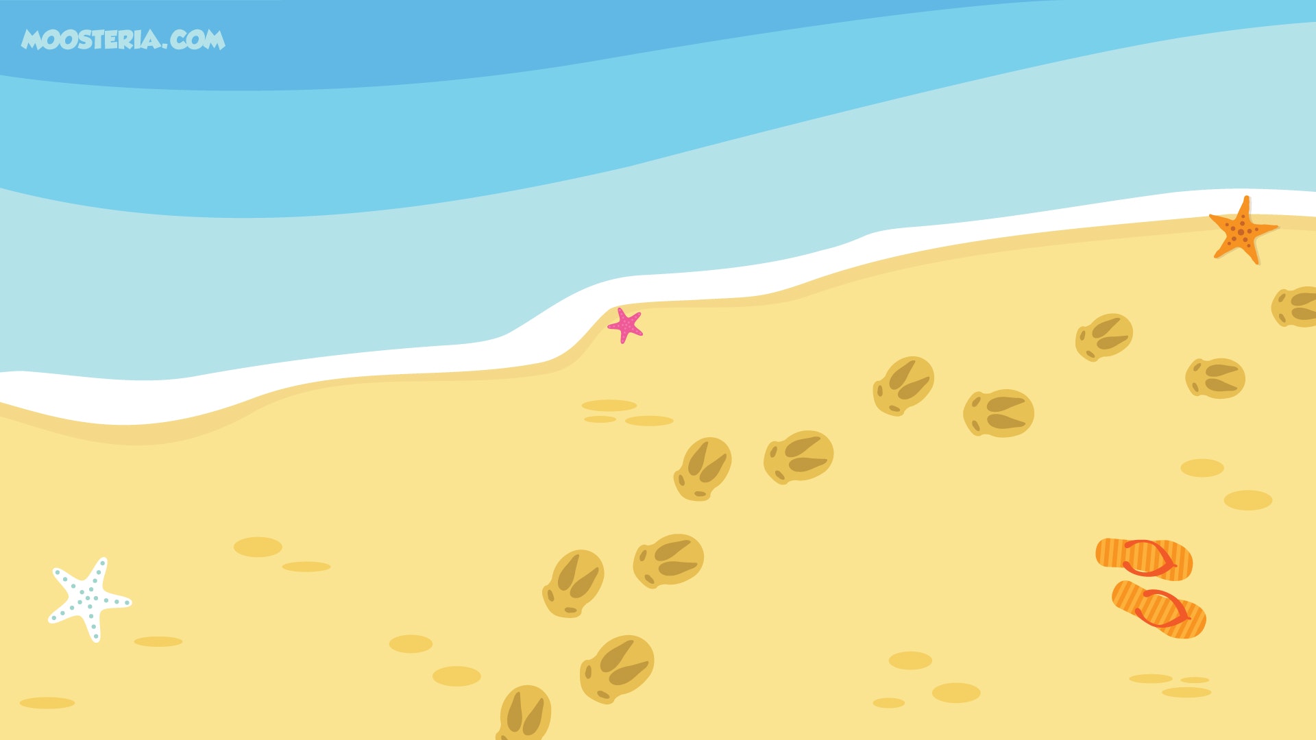 Huella En La Playa - HD Wallpaper 