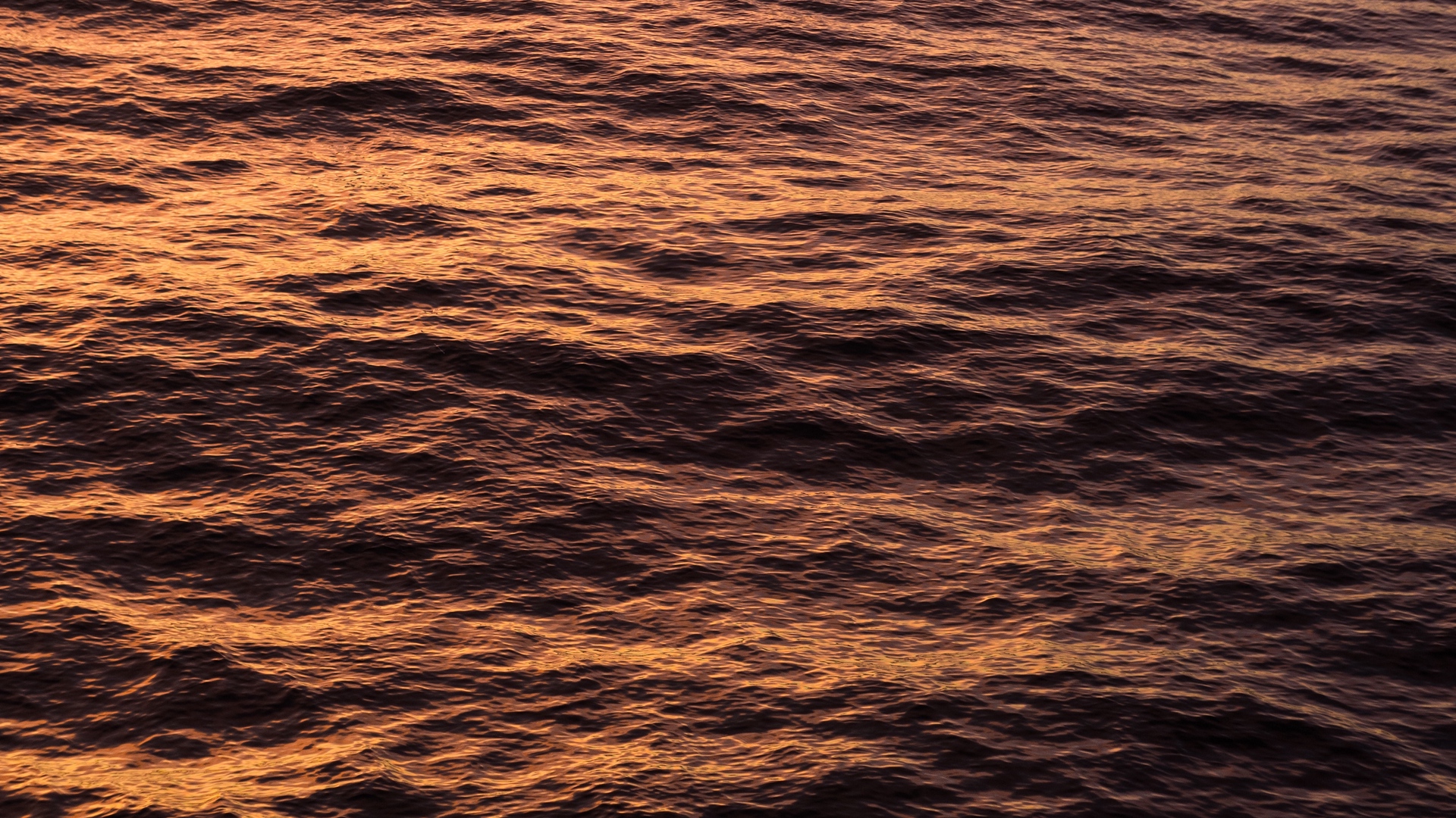 Wallpaper Waves, Ripples, Water, Sea, Sunset - Sea - HD Wallpaper 