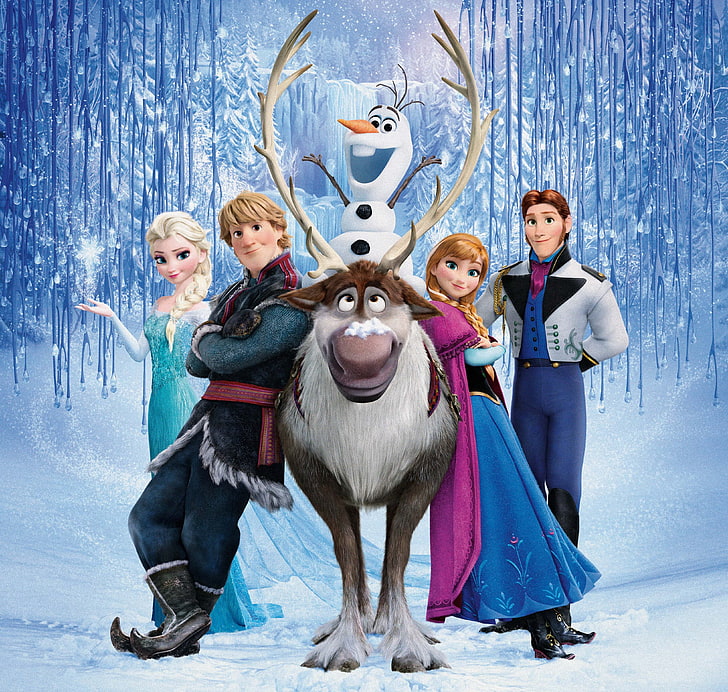Frozen All Characters - HD Wallpaper 