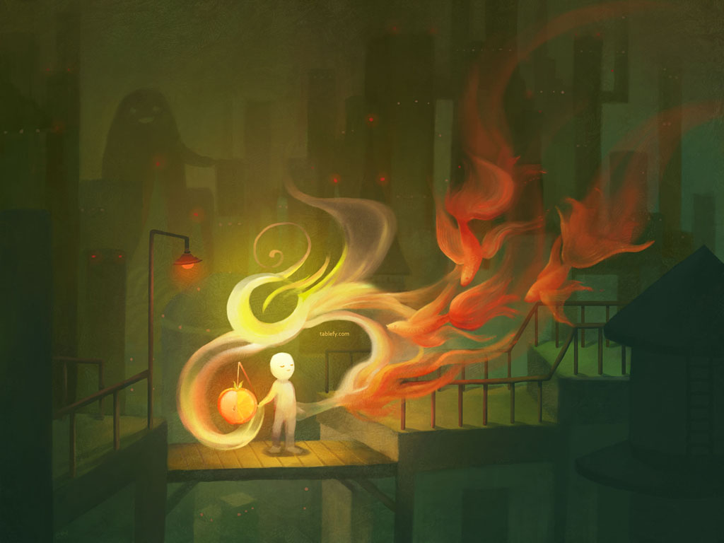 Water Lantern - HD Wallpaper 