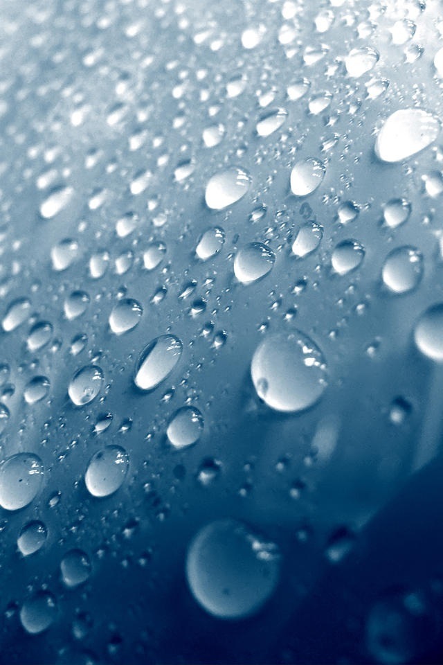 Cyan Water Droplets Iphone 4s Wallpaper - Widnes Vikings Iphone - HD Wallpaper 