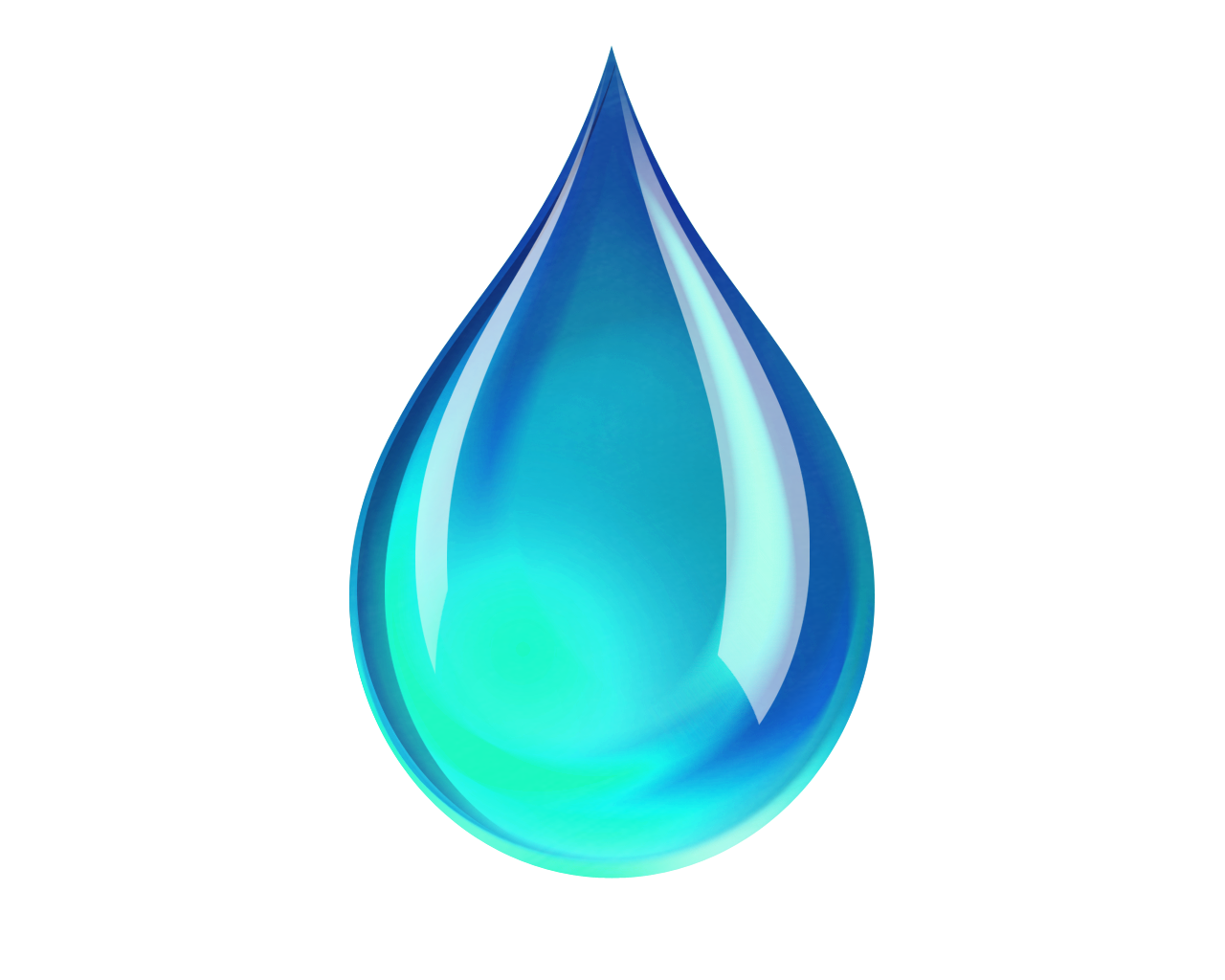 Delicate Blue Water Droplets Png Download - Drop Of Water Psd - HD Wallpaper 