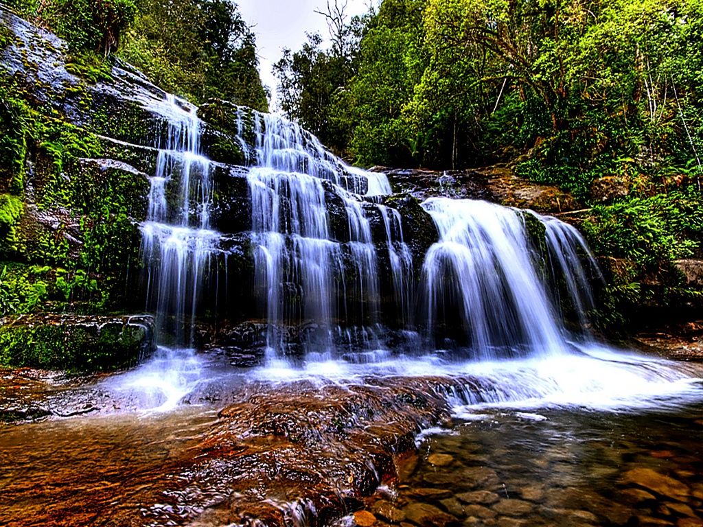 Moving Live Waterfall Wallpaper Hd - HD Wallpaper 