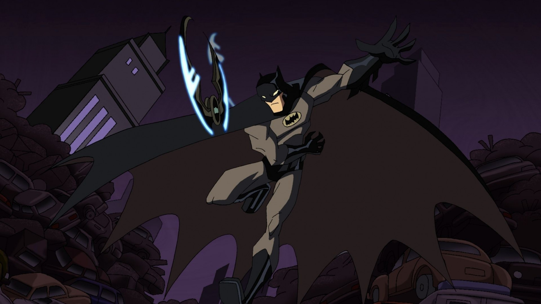 Batman Cartoon Wallpapers - Teen Titans Original Batman - HD Wallpaper 