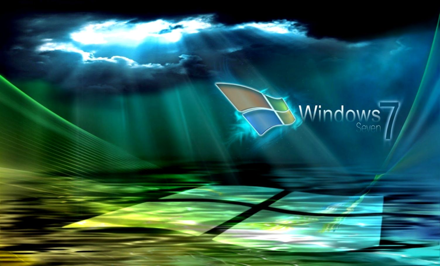 Wallpaper Windows 7 3d Resolution 1366x768 Image Num 34