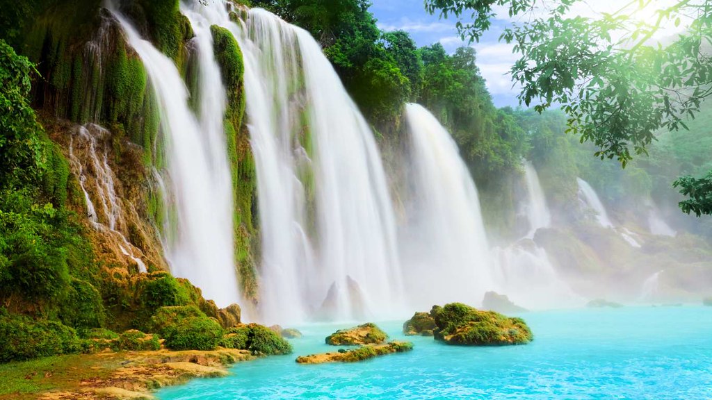 Beautiful Waterfalls Wallpapers Desktop - HD Wallpaper 