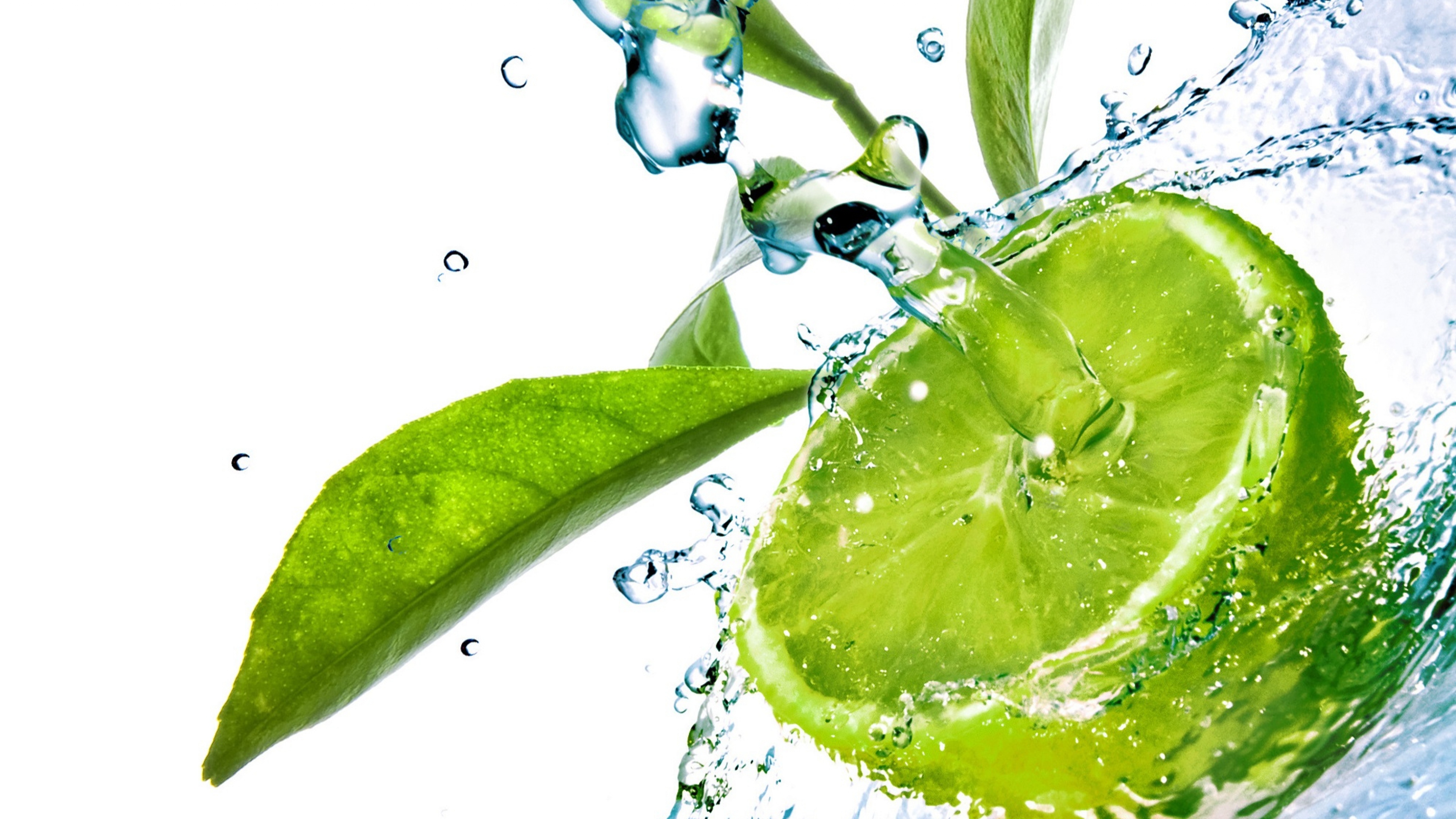 Green Water Fruit Wallpaper Hd Wallpapers Fruits Water 3840x2160