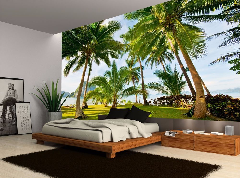Black And White Mountain Mural - HD Wallpaper 