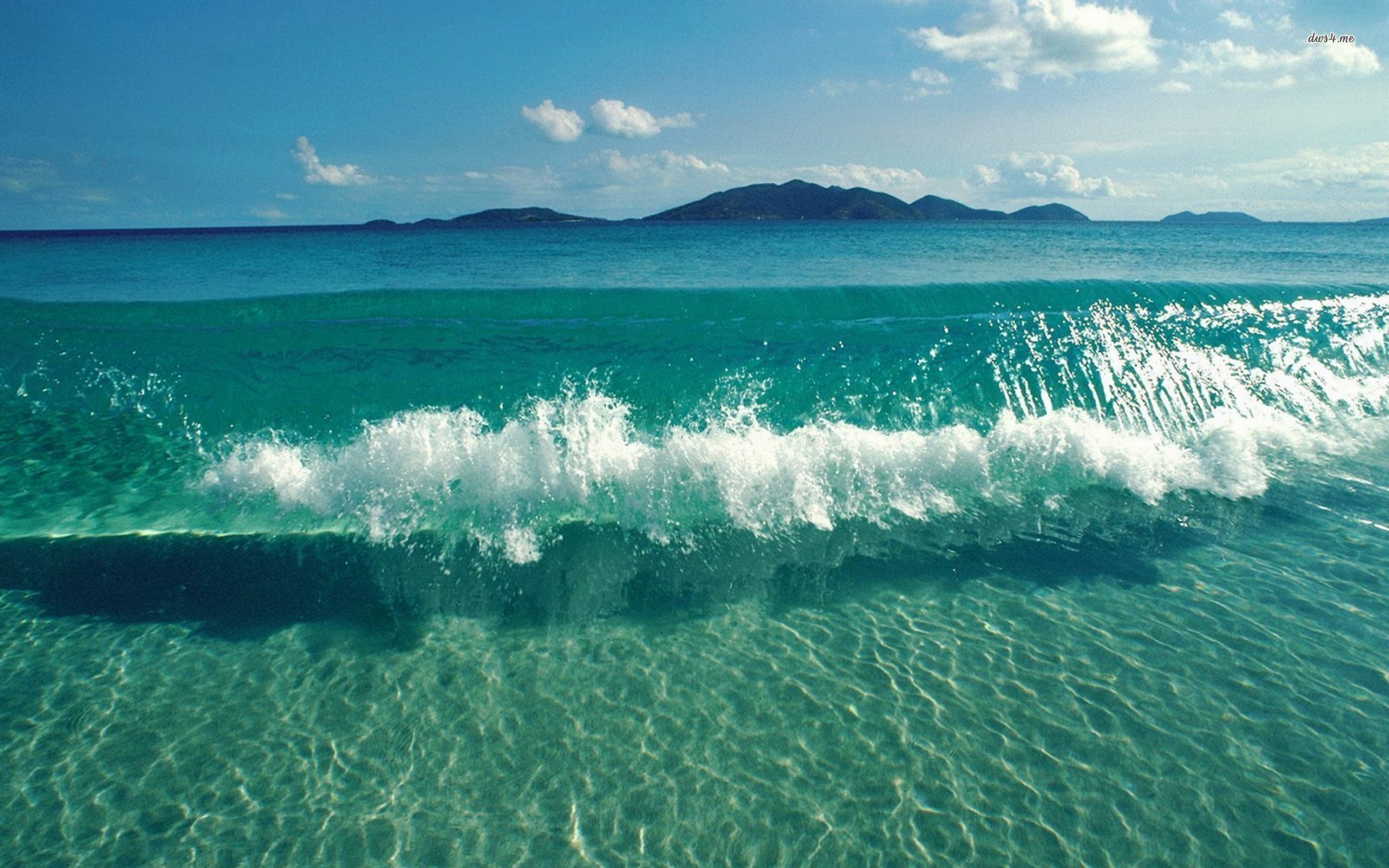 Ocean Waves Wallpaper High Quality 
 Data-src - Beach Waves Desktop Background - HD Wallpaper 