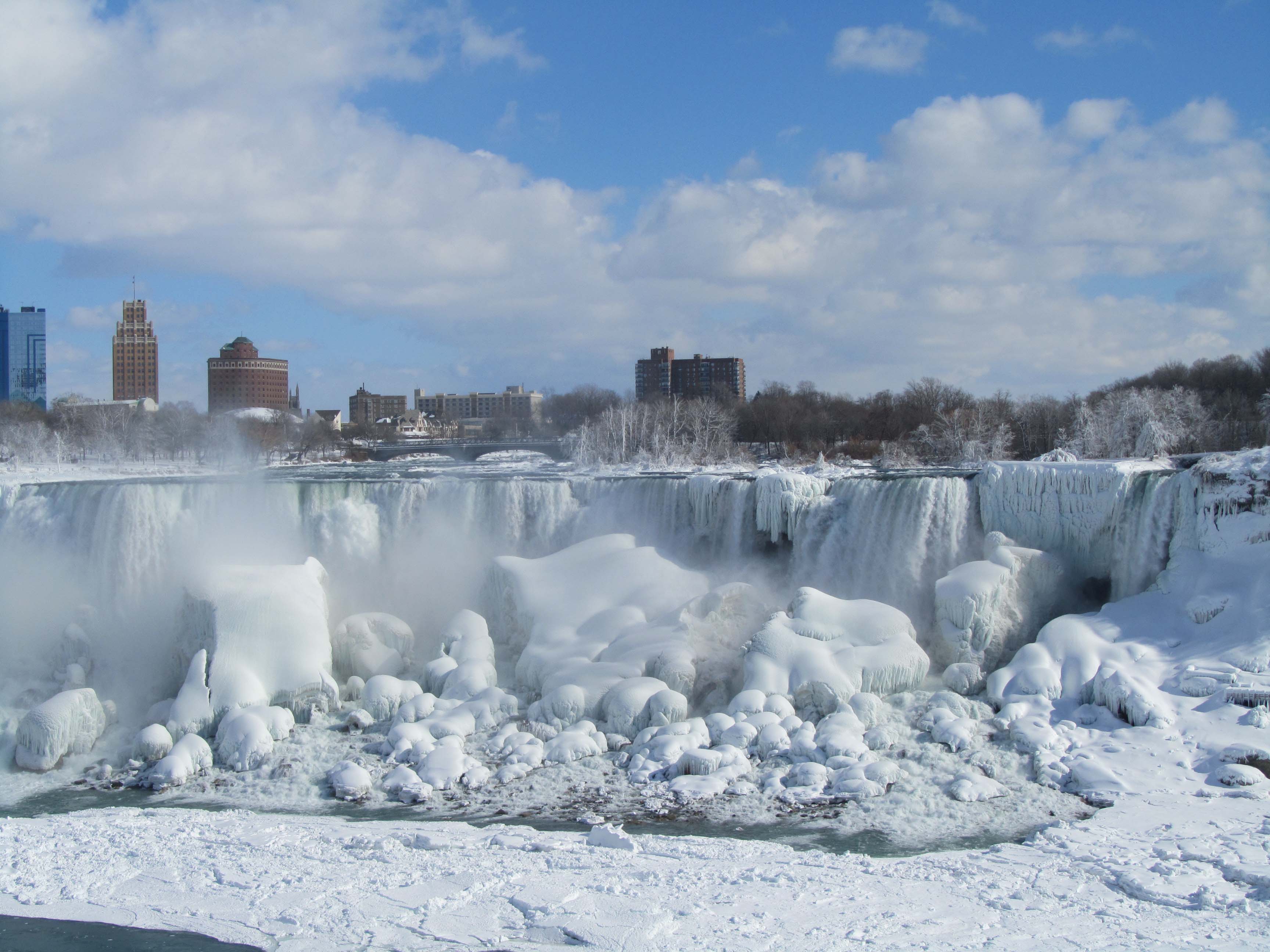 Niagara Falls Is Frozen - HD Wallpaper 