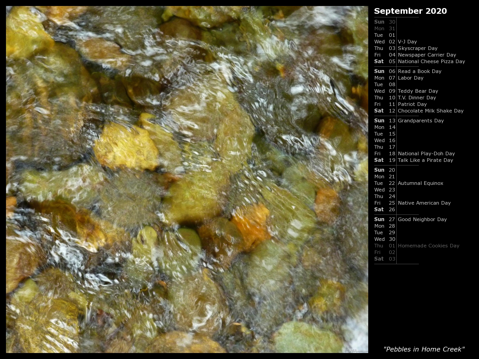 Pebbles In Home Creek - HD Wallpaper 