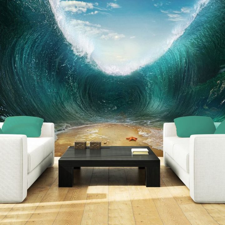 Photo Poster Mural Wallpaper Mural Water Sea Nature - Tsunami In Kuala Lumpur - HD Wallpaper 