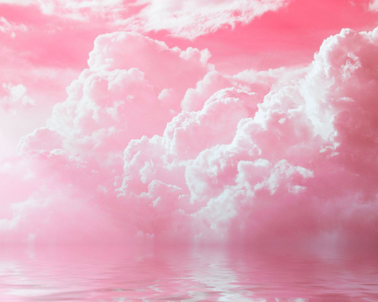 Pink Clouds Backgrounds - HD Wallpaper 