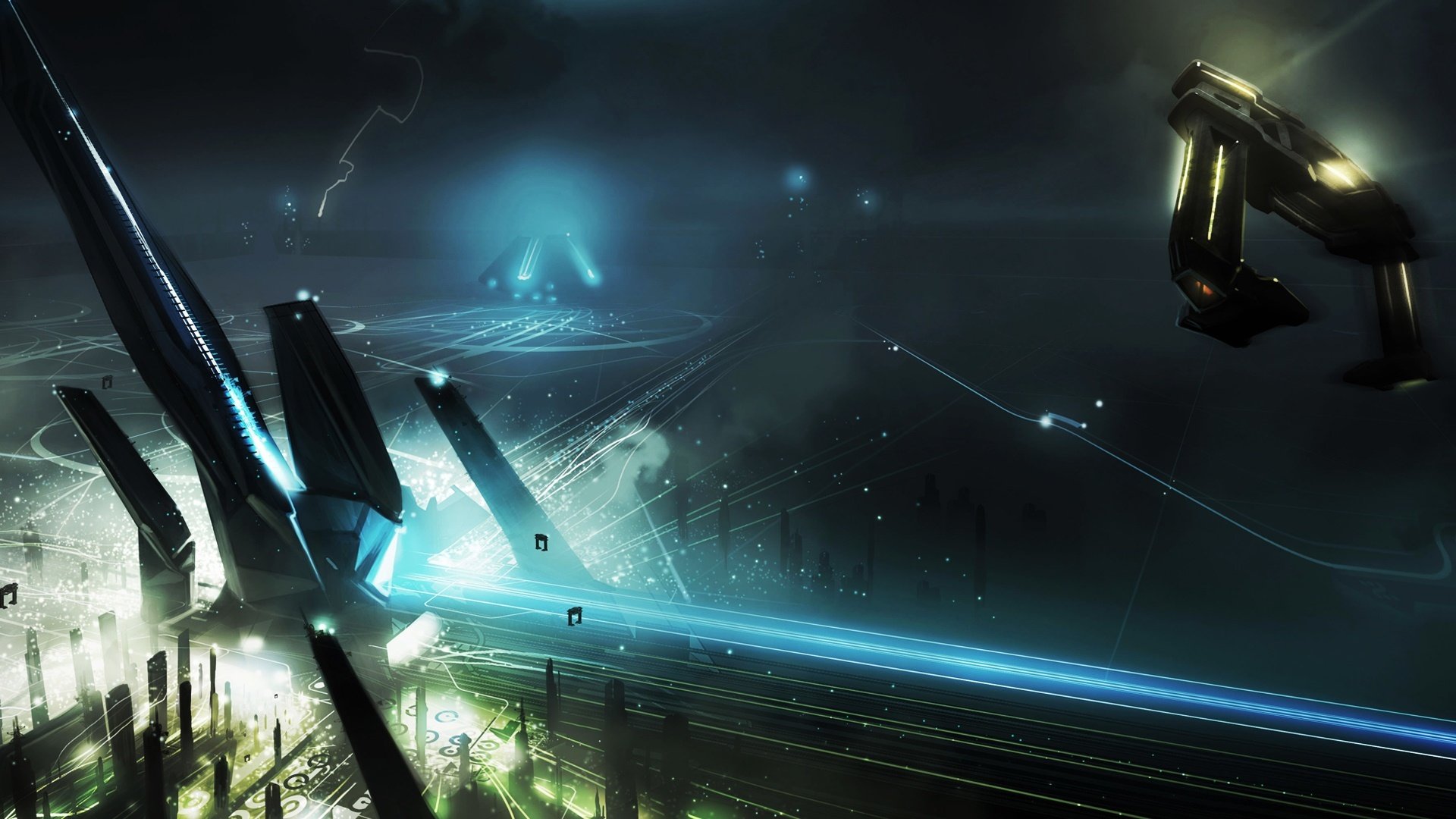 Free Download Tron - Tron Legacy Background - HD Wallpaper 