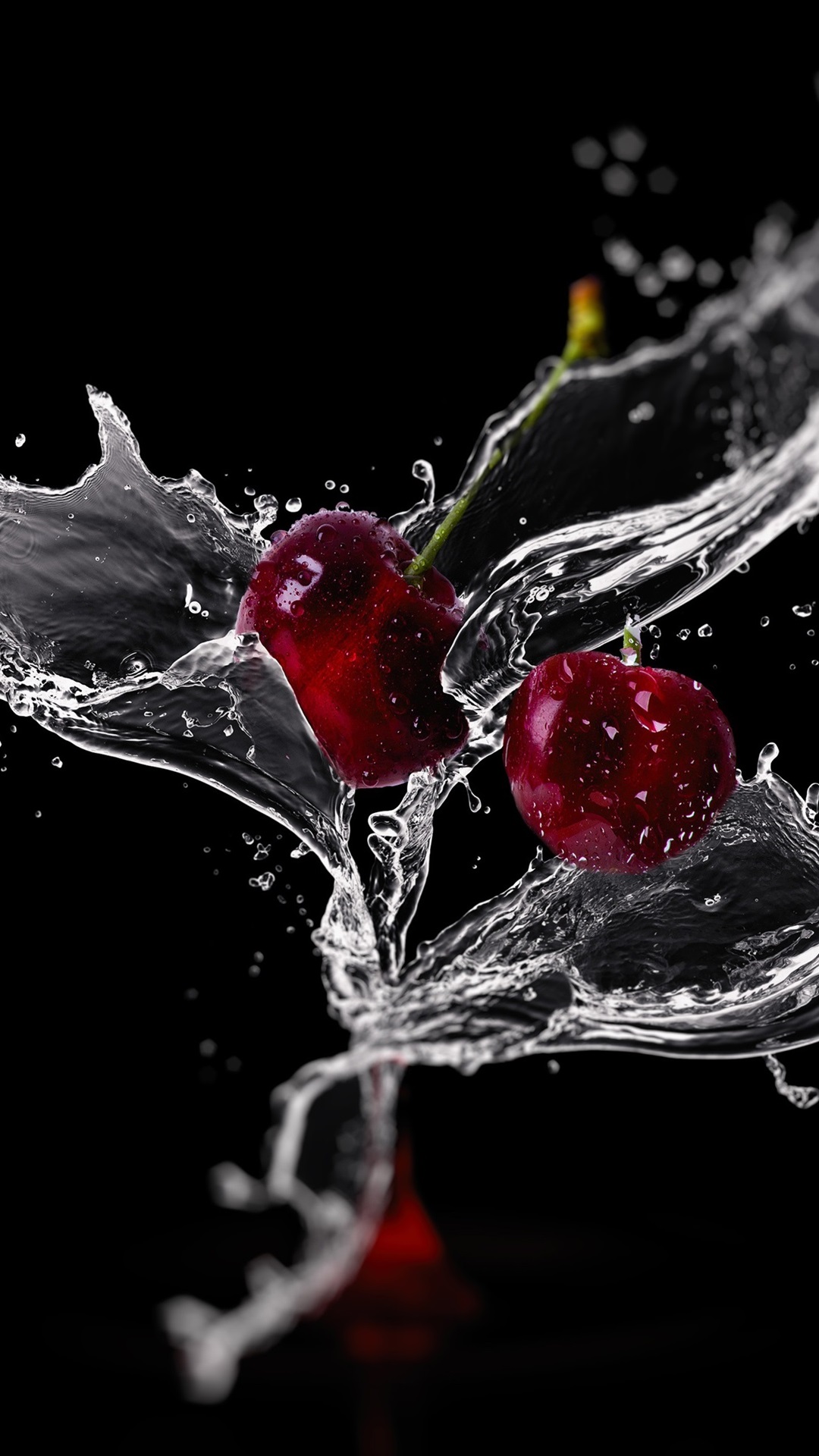 Cherry Splash - HD Wallpaper 