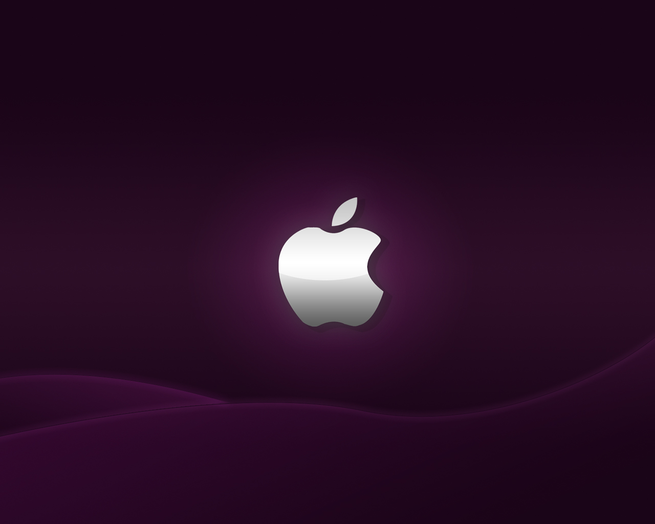 Mallow Apple Wallpaper Hd - Purple Apple Logo Hd - HD Wallpaper 