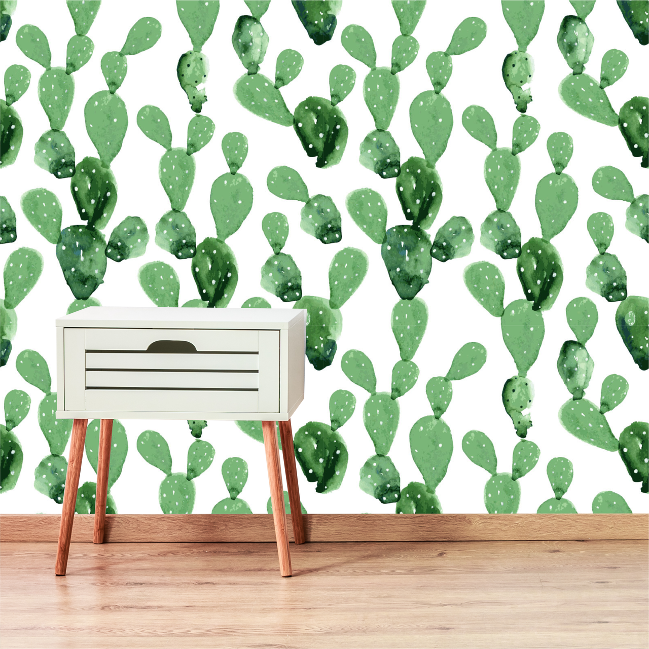 Cactus Wallpaper Pattern - HD Wallpaper 