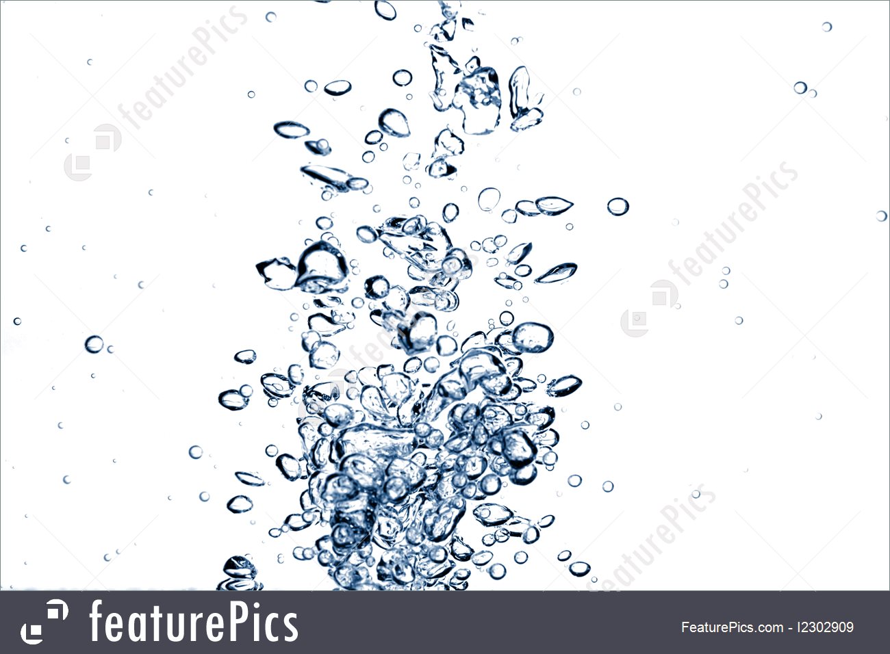Cool Water Background With Bubbles And Space For A - Stock Photography - HD Wallpaper 