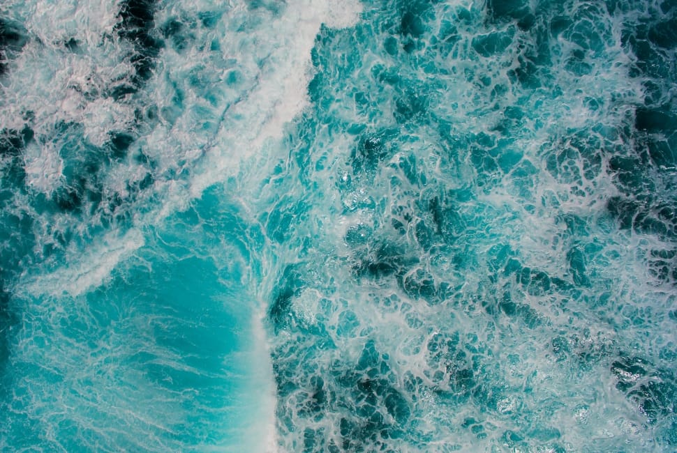 Sea, Ocean, Blue, Water, Backgrounds, Full Frame Preview - Ocean Water Background - HD Wallpaper 