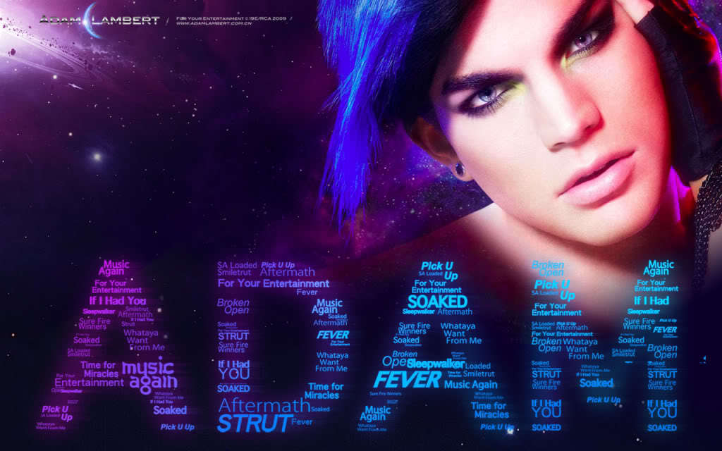 Adam For Your Entertainment Wallpaper - Adam Lambert - HD Wallpaper 
