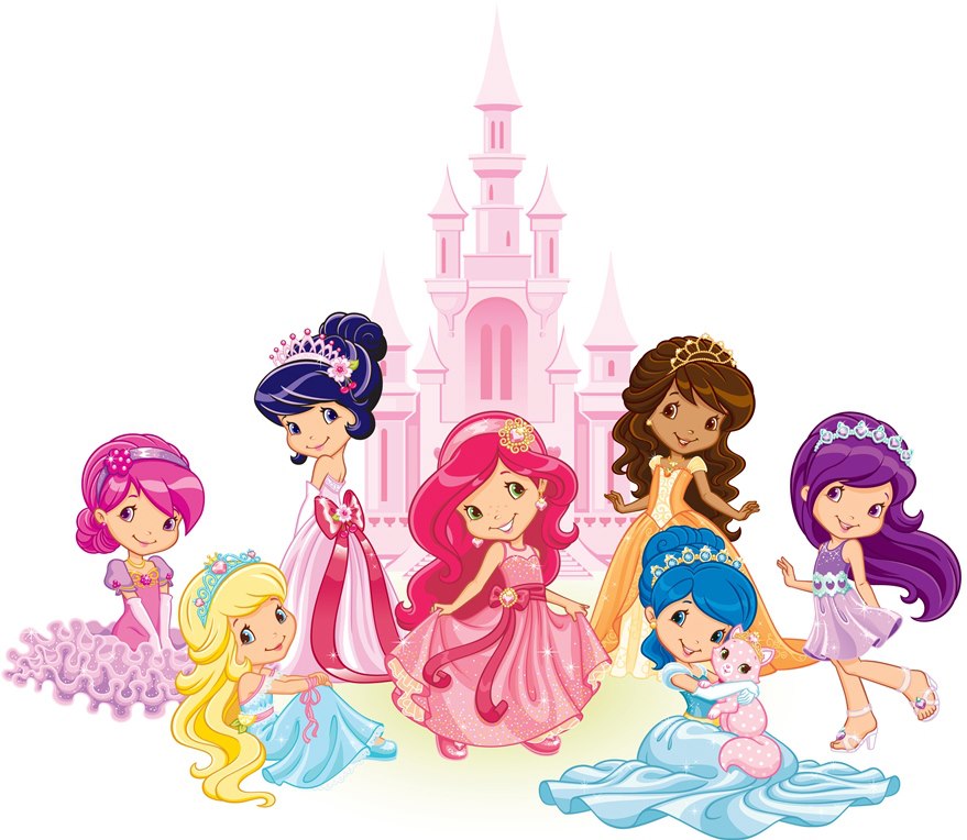 Strawberry Princesses - Strawberry Shortcake And All Friends - HD Wallpaper 