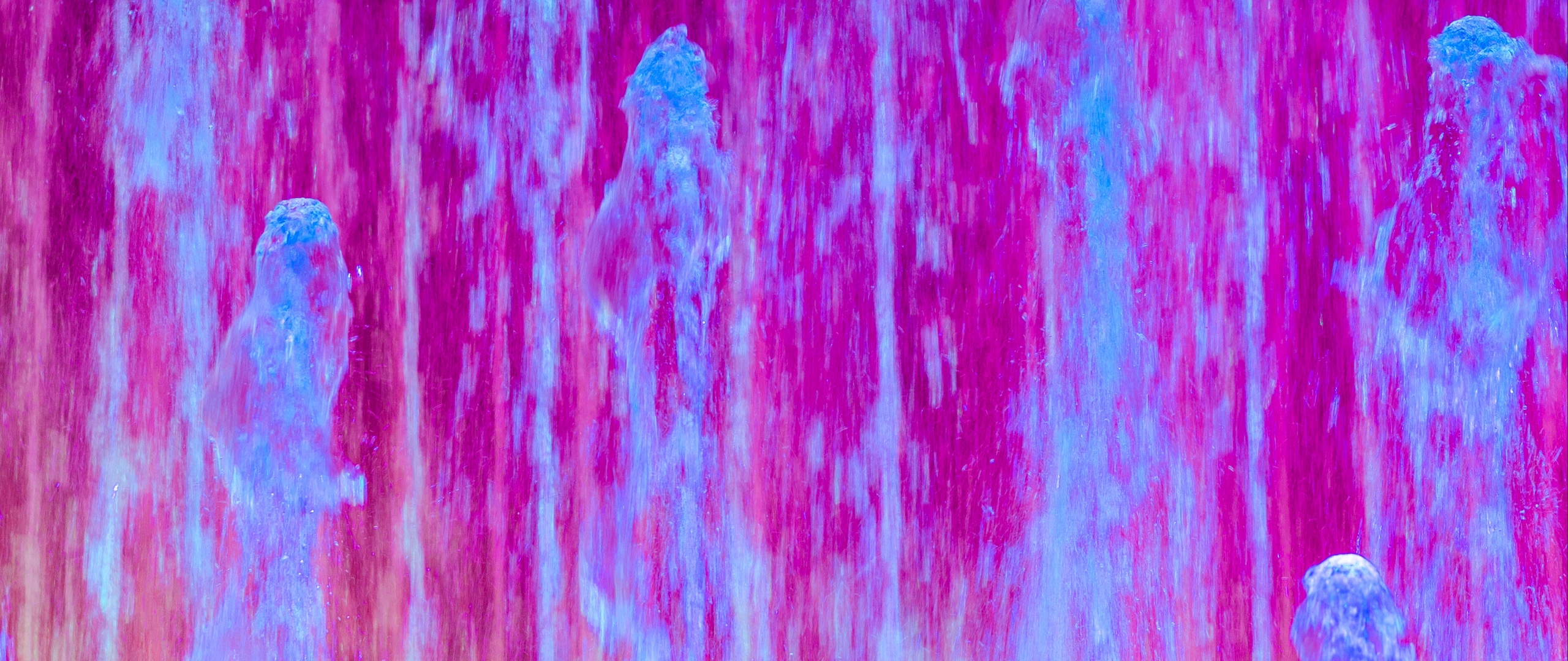 Wallpaper Fountain, Jets, Water, Lights, Pink - 1080p Pink Water - HD Wallpaper 