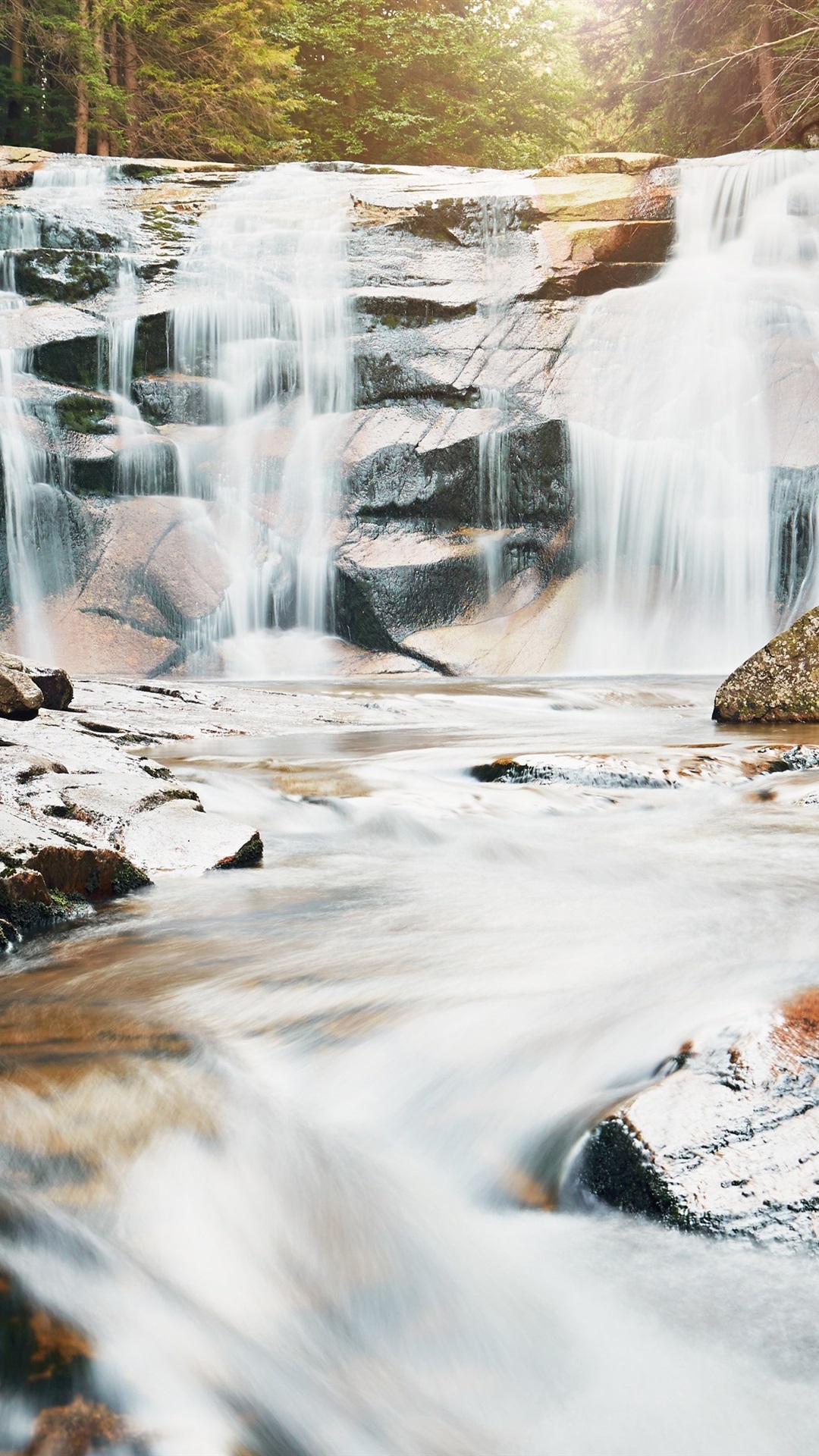 Mumlava Waterfall - HD Wallpaper 