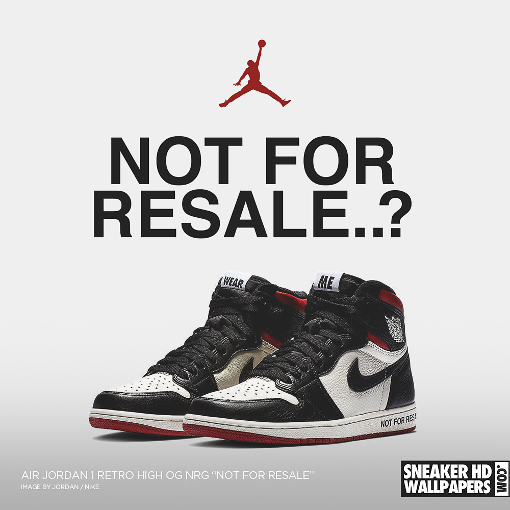 Jordan Wallpaper - Not For Resale Jordan 1 - HD Wallpaper 