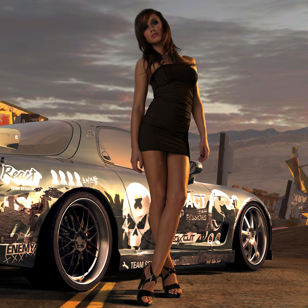 Nfs Most Wanted Girl - HD Wallpaper 
