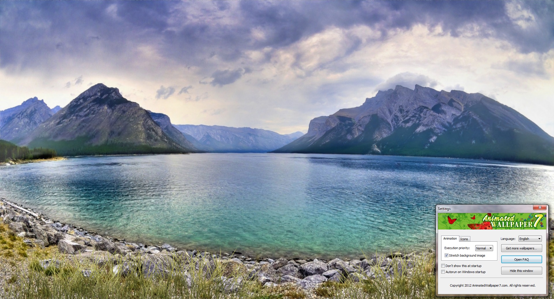 Lake Minnewanka - HD Wallpaper 