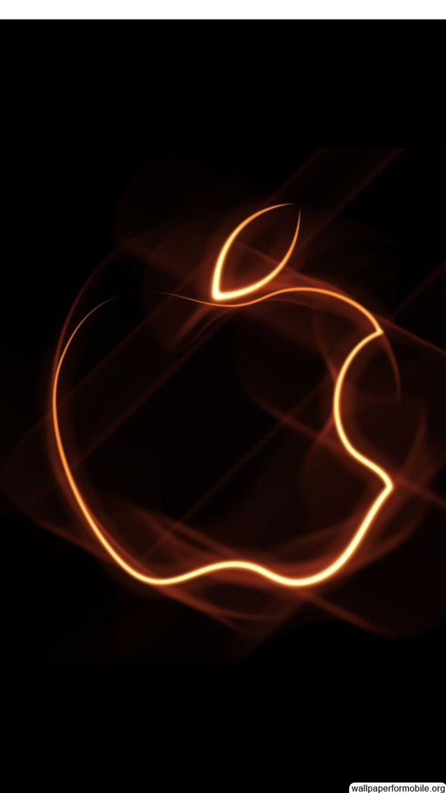 Collection Of Free Iphone Wallpaper Hd On Hdwallpapers - Orange Colour Iphone Hd Logo - HD Wallpaper 