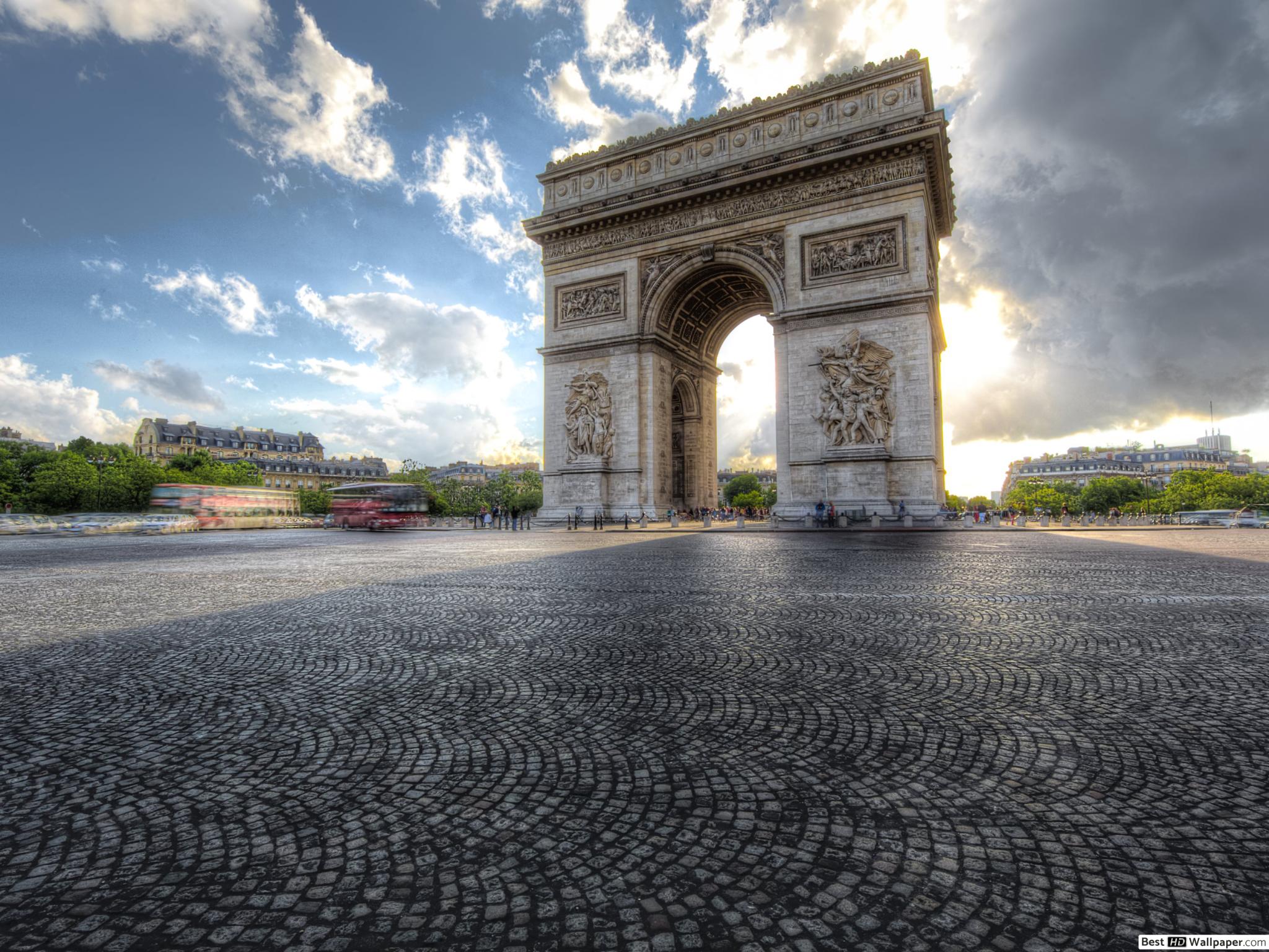 Arc De Triomphe - HD Wallpaper 